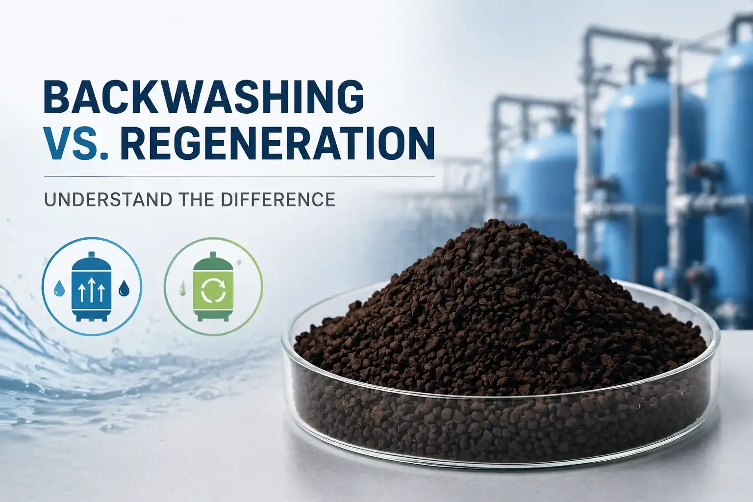 Mangansand-Rückspülung vs. Regeneration: Sind sie dasselbe?