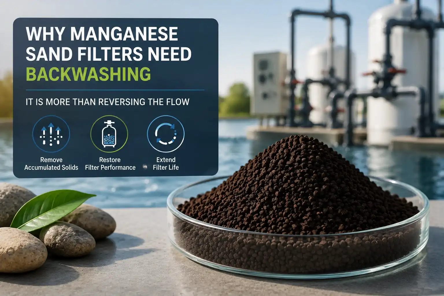 Warum Mangansandfilter eine Rückspülung benötigen: Es geht um mehr als nur die Umkehrung des Durchflusses